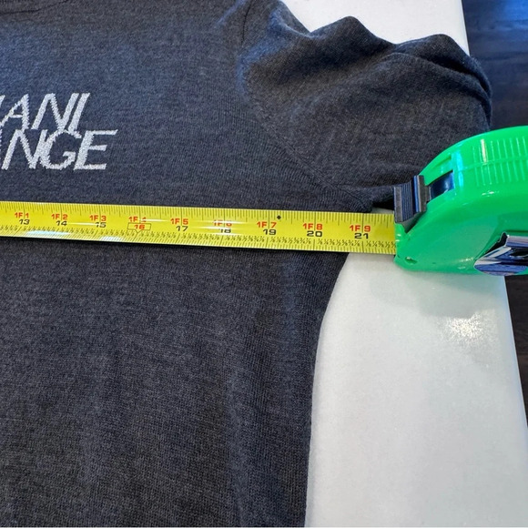 Armani Exchange Men’s Dark Gray Silver  Turtleneck Sweater Wool  Blend  Sz Small - Picture 5 of 12